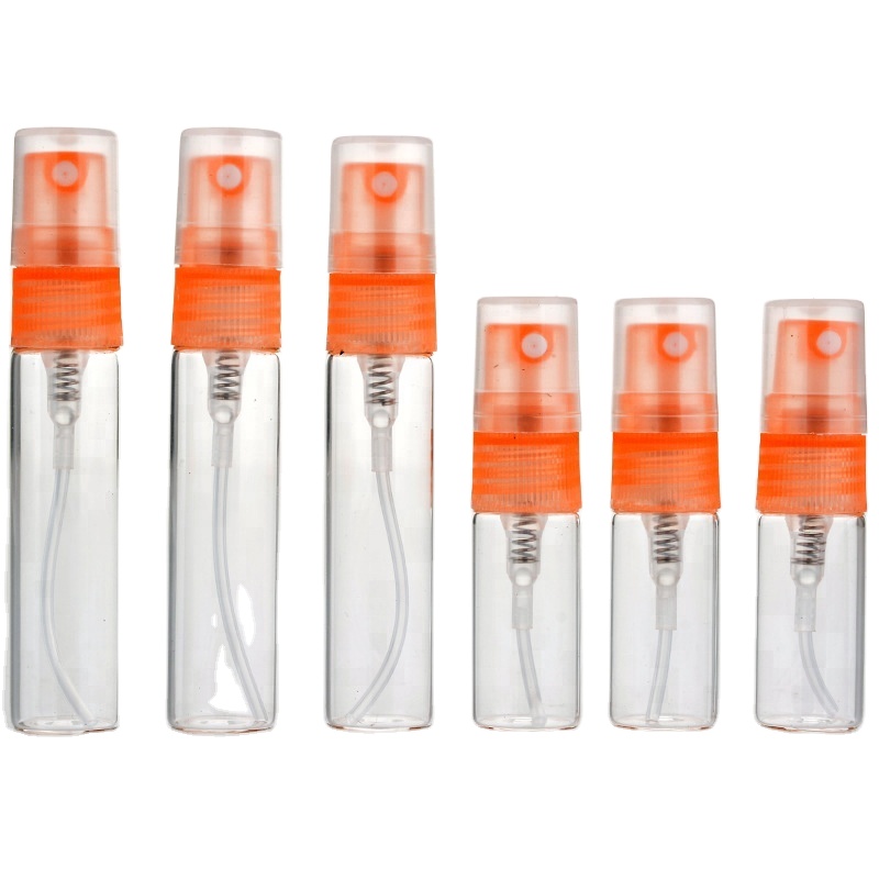 2ml 3ml 5ml clear glass perfume tester bottle