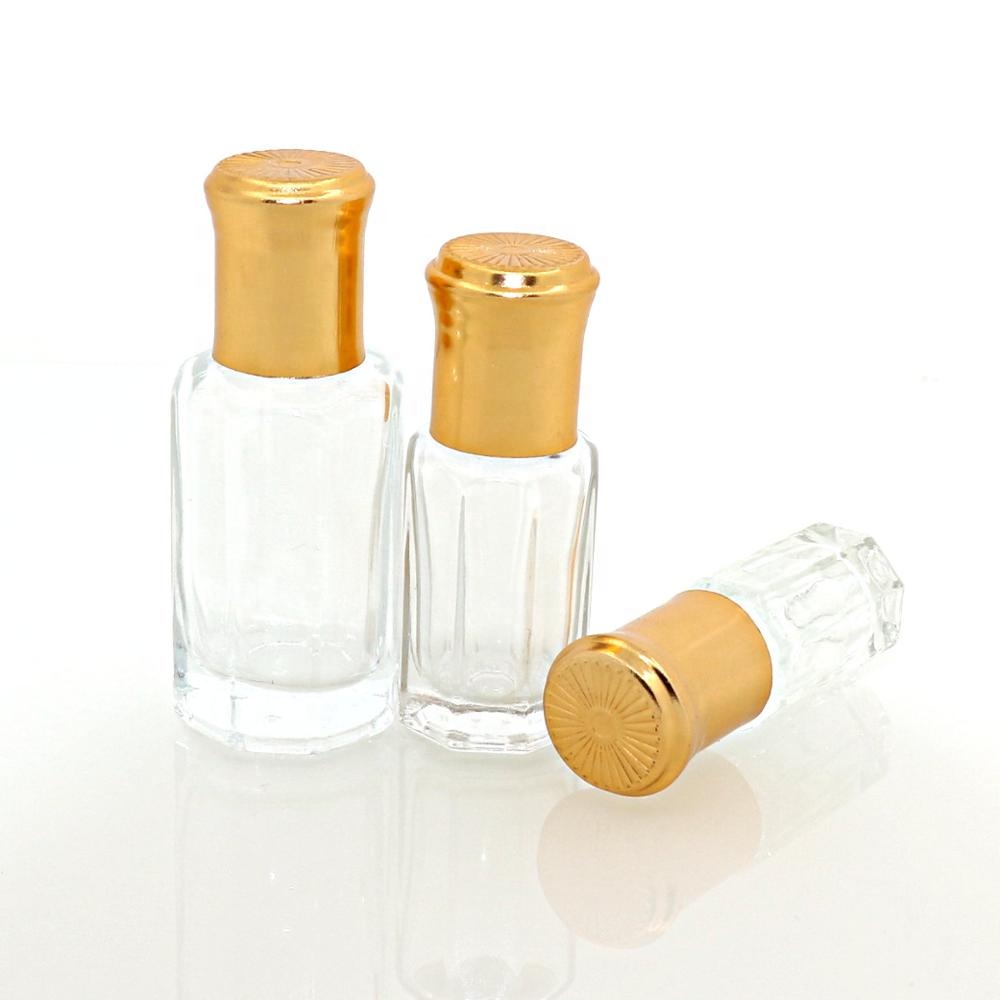 2ml 3ml 5ml essential oil attar roller bottles 3 ml octagon attar glass bottle 8ml 10ml 12ml