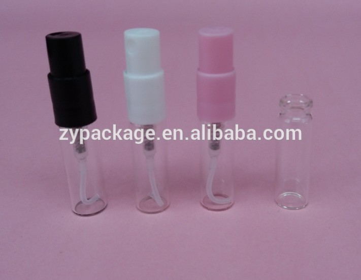 2ml 3ml 5ml glass spray bottle perfume tester sample bottle