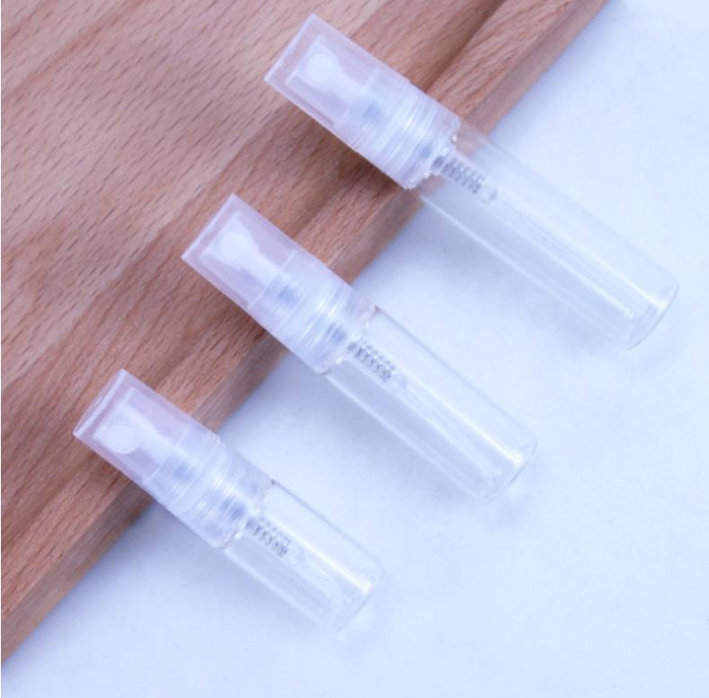 2ml 3ml 5ml sample perfume glass bottle with spray