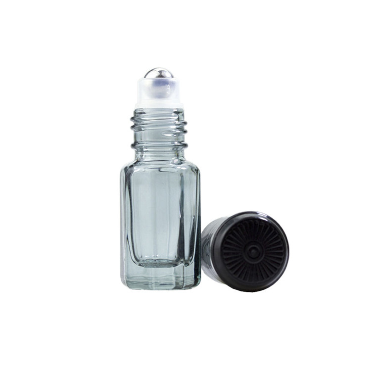 2ml 3ml 5ml tiny glass essential oil roller bottle 10ml roll-on perfume bottle 15 ml amber glass roll on bottle hot selling