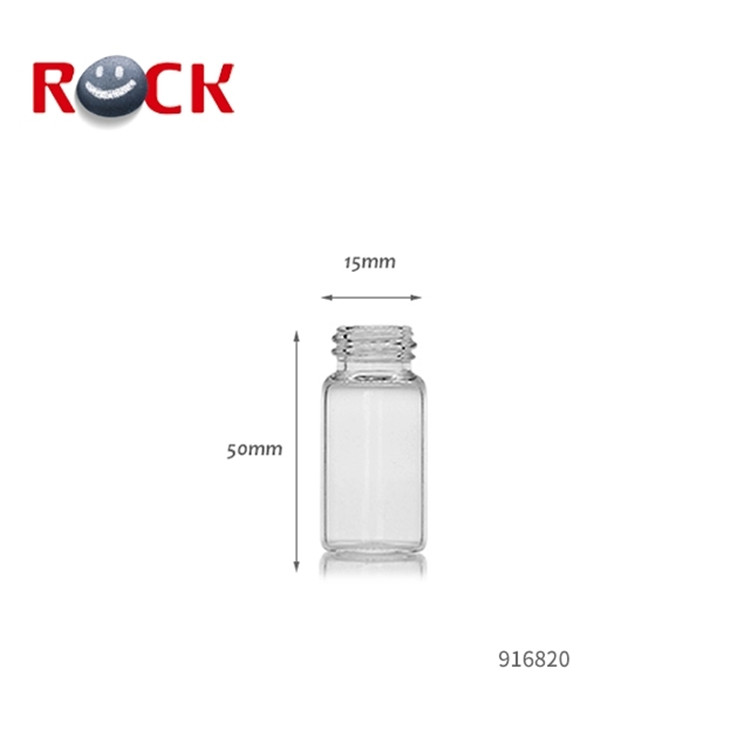 2ml 3ml Clear Amber glass dropper bottle samples vial with metal dropper