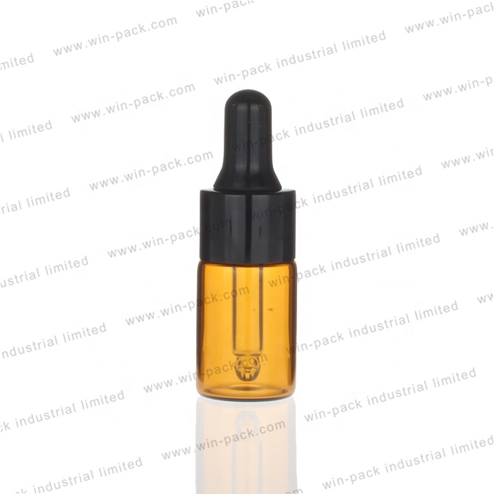 2ml 3ml Eye Dropper Bottle Container Glass Dropper Bottles Eliquid Violet Essential Oil Screen Printing Personal Care