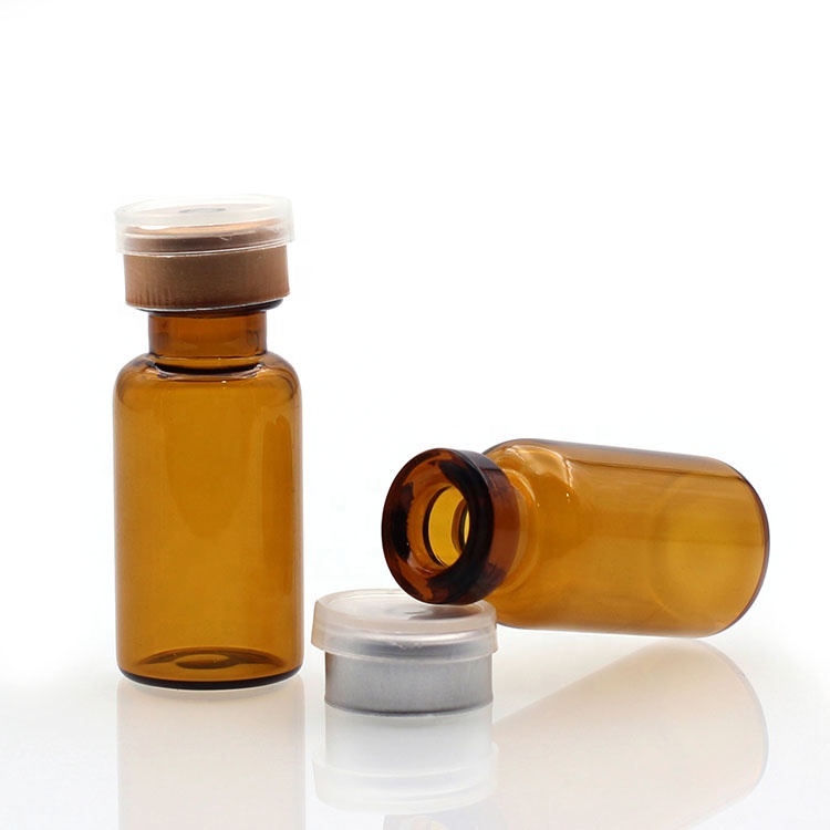 2ml 5ml 10ml Pharmaceutical Cosmetic Transparent or Amber Tubular Glass Bottle Vial