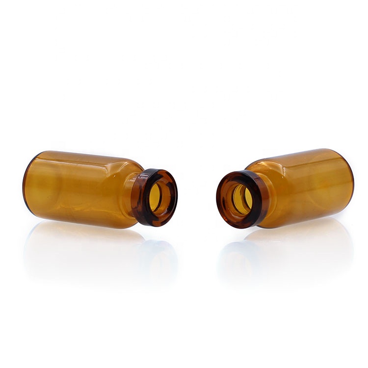 2ml 5ml 10ml Pharmaceutical Cosmetic Transparent or Amber Tubular Glass Bottle Vial