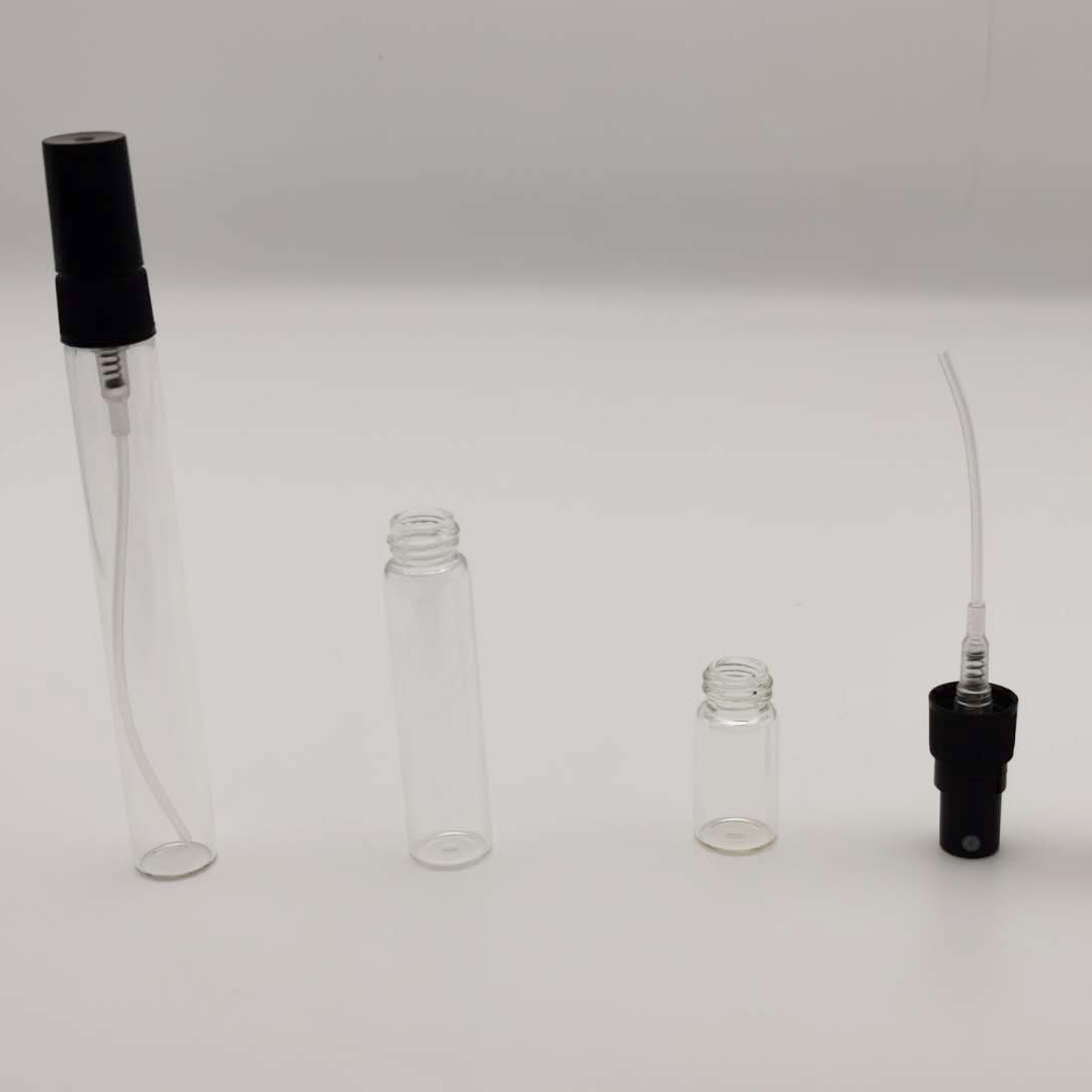 2ml 5ml 10ml clear glass perfume spray bottle