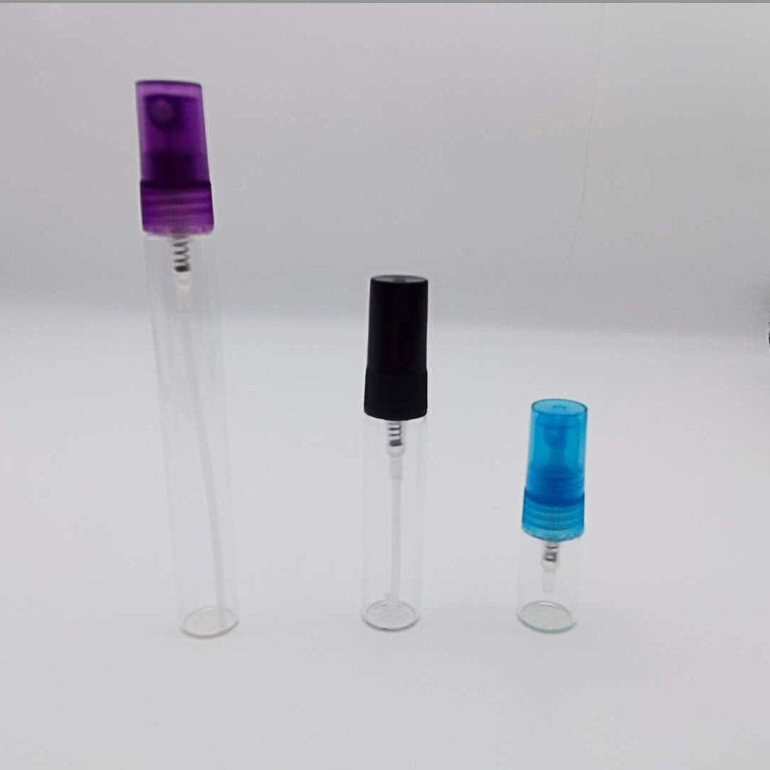 2ml 5ml 10ml clear glass perfume spray bottle