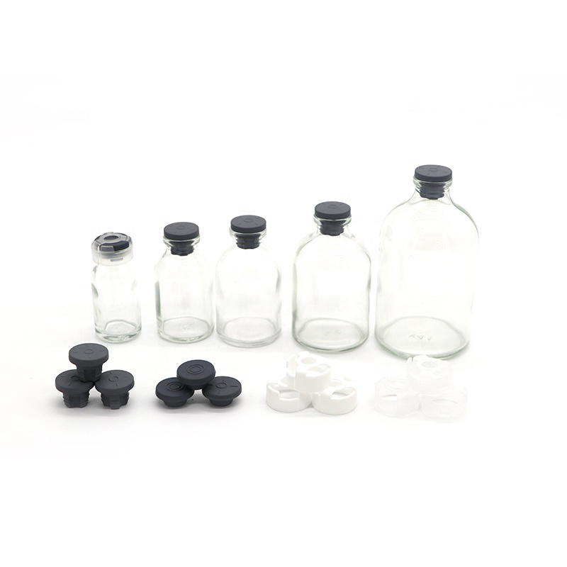 2ml 7ml 10ml 30ml 50ml 100ml Clear or Amber Empty Glass Bottle Vial for Medical or Cosmetic