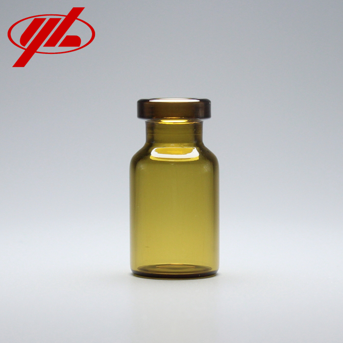 2ml Brown Pharmaceutical Low Borosilicate Tubular Glass Bottle Empty Crimp Top Vial