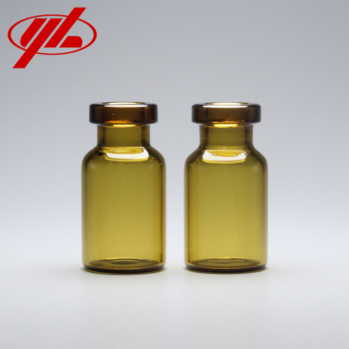 2ml Brown Pharmaceutical Low Borosilicate Tubular Glass Bottle Empty Crimp Top Vial