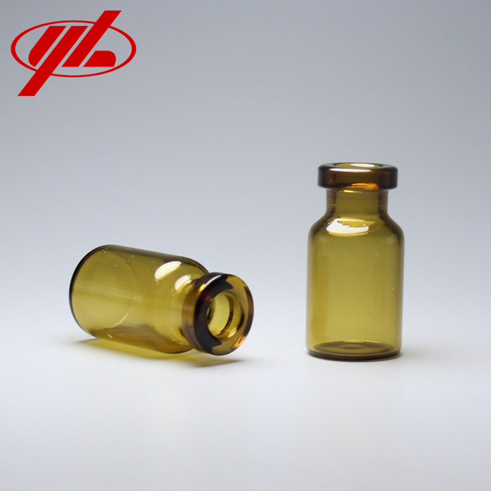 2ml Brown Pharmaceutical Low Borosilicate Tubular Glass Bottle Empty Crimp Top Vial