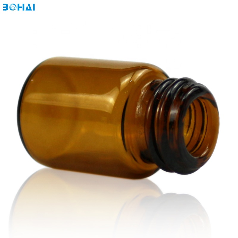 2ml amber mini glass bottle