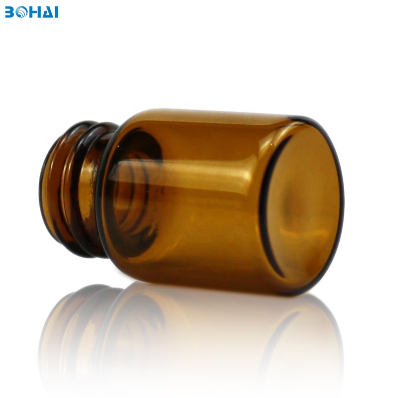 2ml amber mini glass bottle