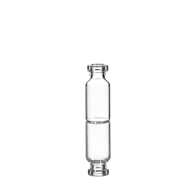 2ml clear tubular glass vial injection bottle
