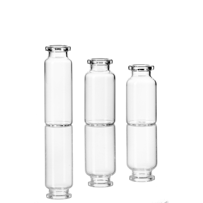 2ml clear tubular glass vial injection bottle