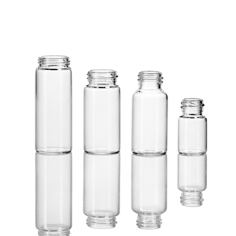 2ml clear tubular glass vial injection bottle