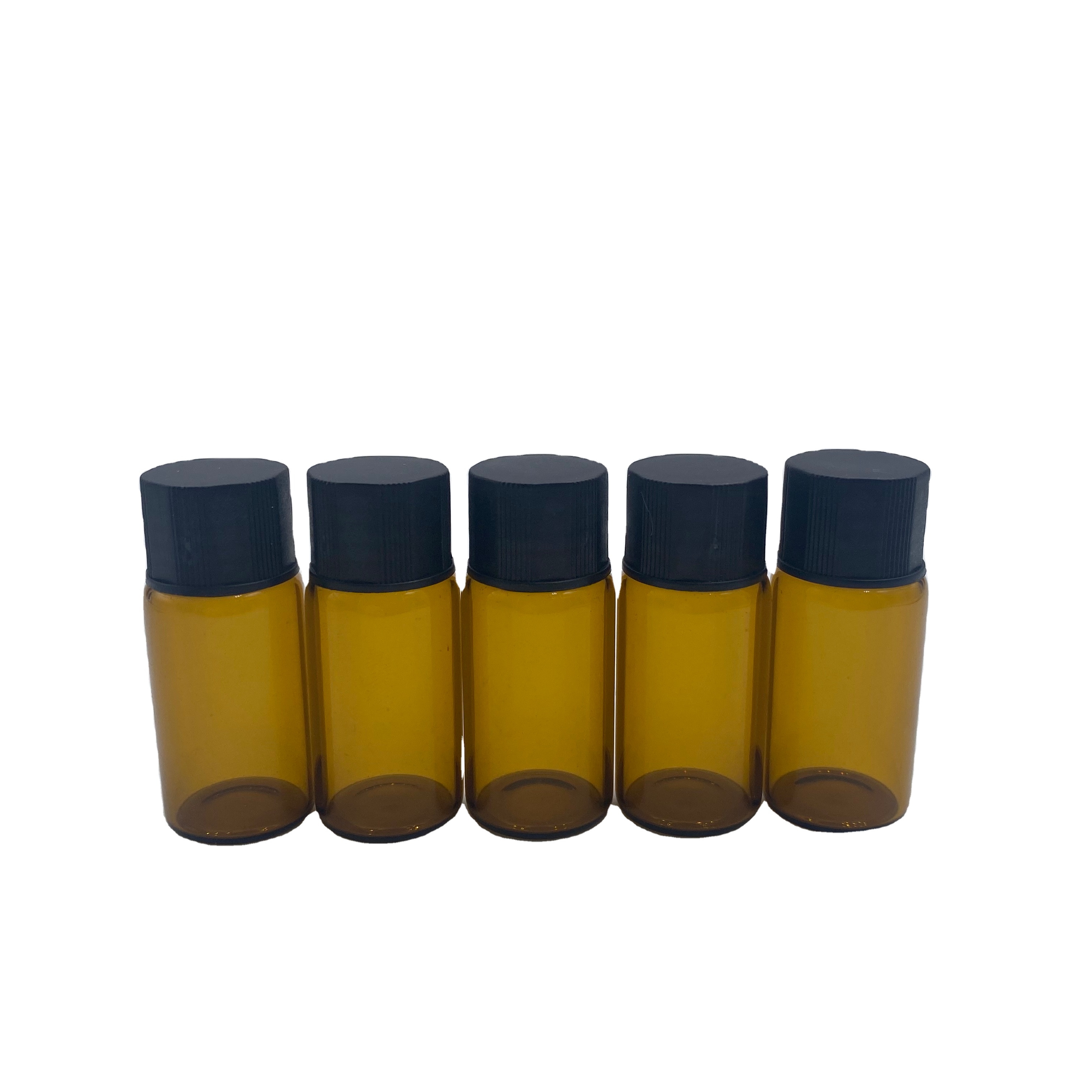 2ml glass vials wholesale Clear empty 3ml vial glass gold