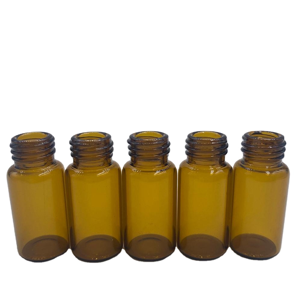 2ml glass vials wholesale Clear empty 3ml vial glass gold