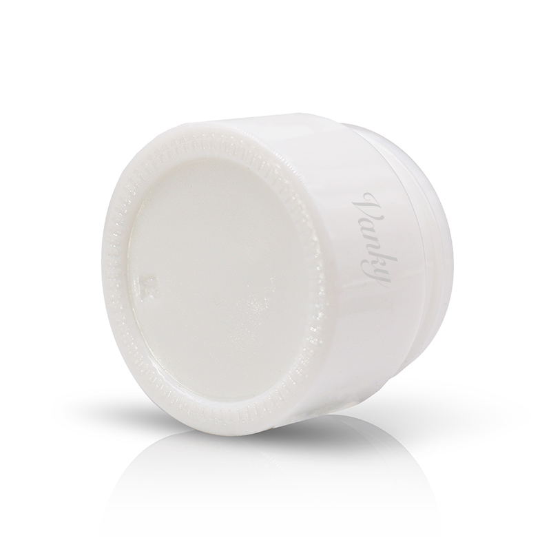 2oz 1.7oz 50g opal white glass cosmetic jar with white lid