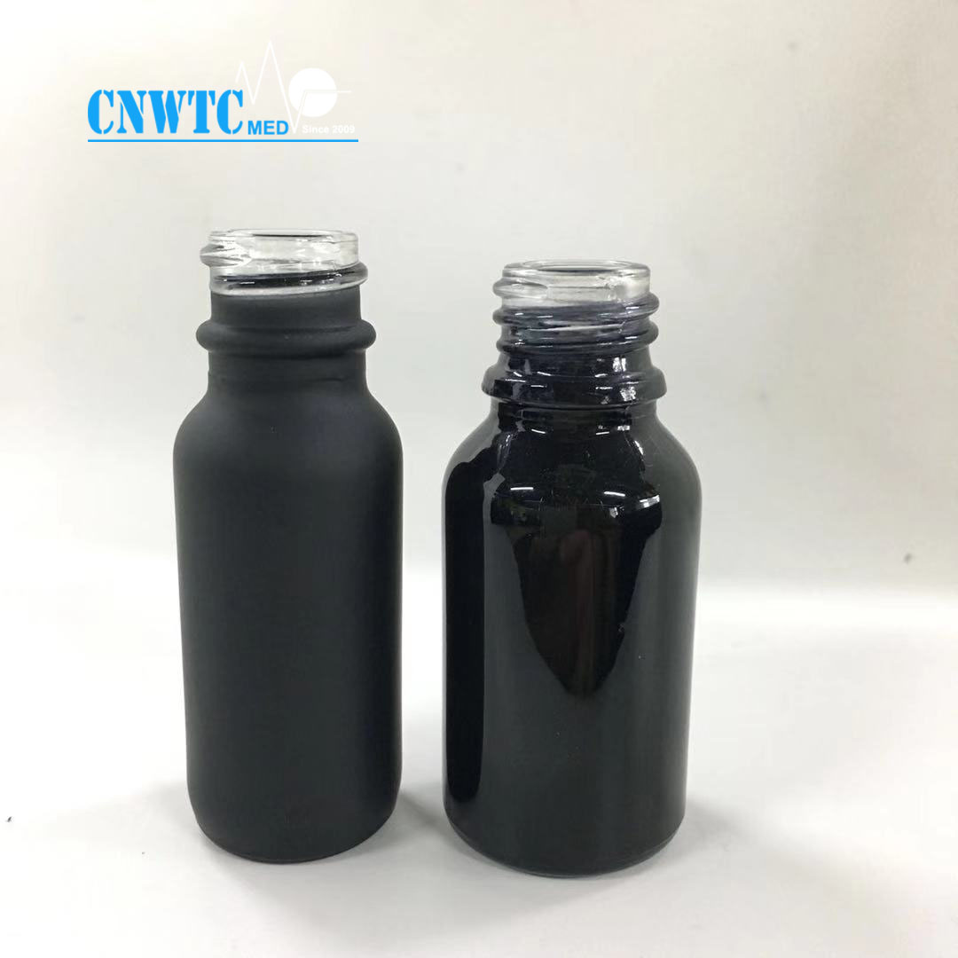 2oz 120z 30ml green blue black amber green glass boston bottles