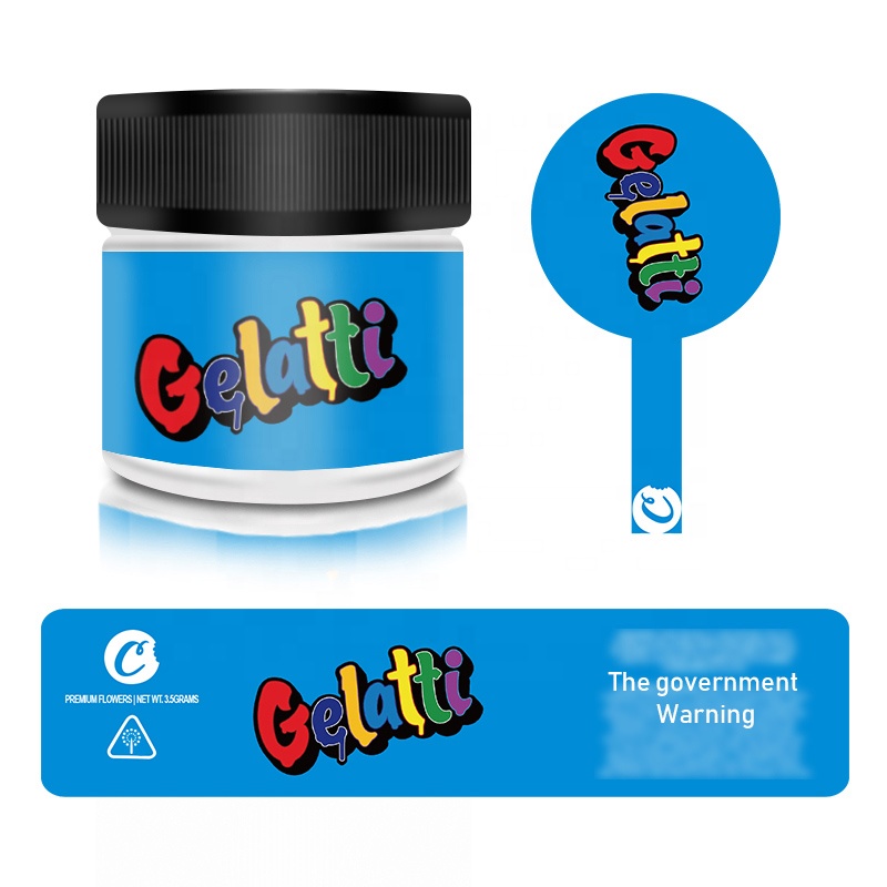 2oz 3.5g 60ml CR Child Resistant Lid Canned Food Tea Flower Clear Glass Jar