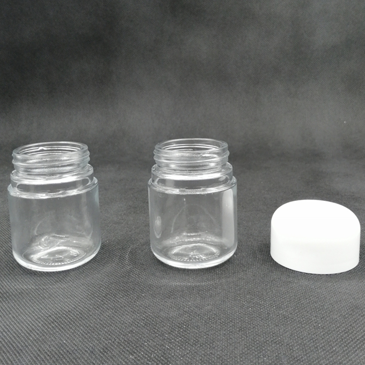 2oz 3oz 4oz glass Child Proof Cap glass hemp container jar
