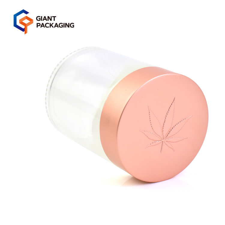 2oz 3oz 4oz round child proof cosmetics jar glass jar with tin lip