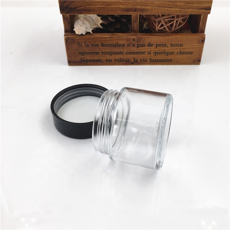 2oz 4oz 8oz Child Resistant Glass Container Jar With Childproof Lids