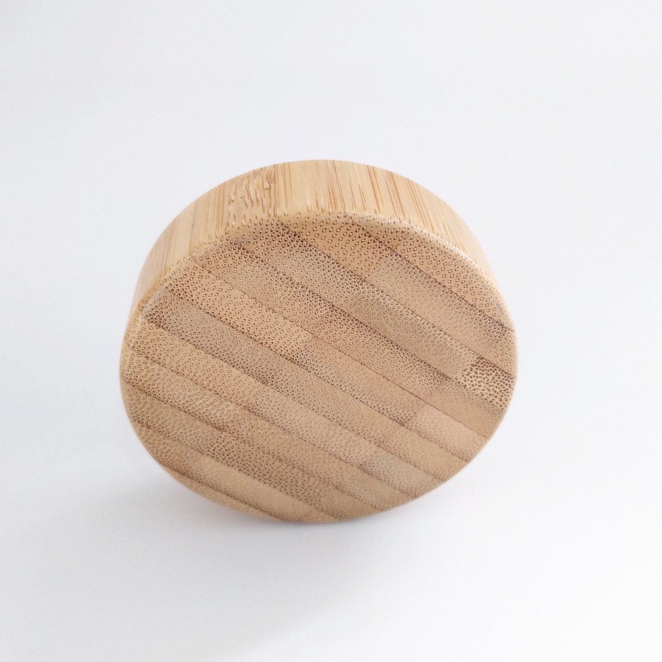 2oz 4oz Glass Container bamboo Jar with Wooden bamboo Lid