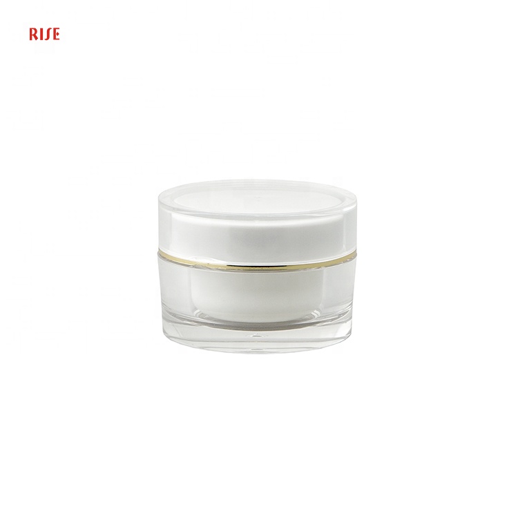 2oz 5g 10g 20g 30g 50g 100g 150g 200g white round cosmetic acrylic cream jar