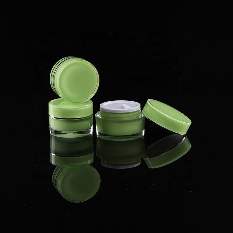 2oz 5g 10g 20g 30g 50g 100g 150g 200g white round cosmetic acrylic cream jar