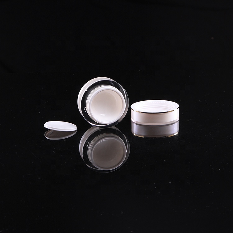 2oz 5g 10g 20g 30g 50g 100g 150g 200g white round cosmetic acrylic cream jar