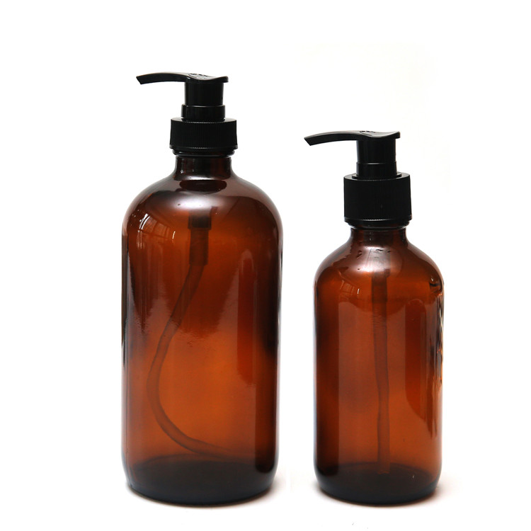 2oz 60ml 120ml clear frosted boston round glass bottle with spray