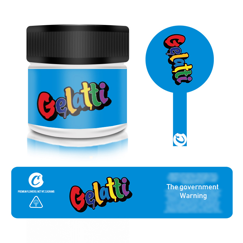 2oz 60ml CR Cookie Premium clear glass jar