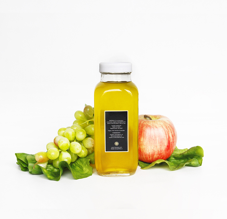 2oz/60ml Mini French Square Juice Glass Bottle For Spice Storage Bottle Shots Glass Bottle With Screw Cap