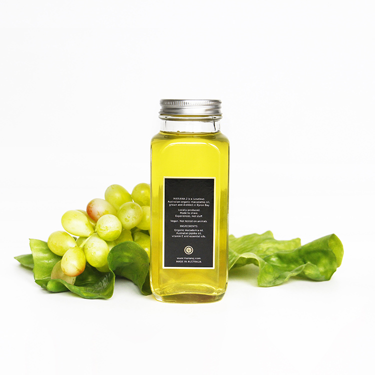 2oz/60ml Mini French Square Juice Glass Bottle For Spice Storage Bottle Shots Glass Bottle With Screw Cap