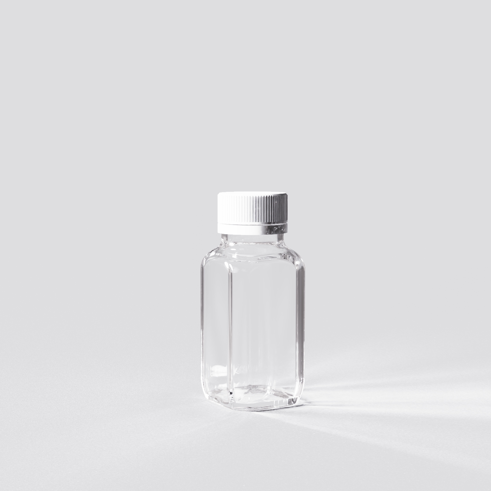 2oz 60ml Tamper French Square Glass Beverage Juice Shot Bottles With tamper proof lid