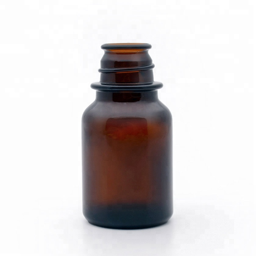 2oz 60ml amber bell mouth glass bottle of flavors