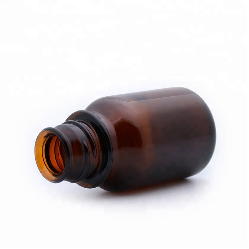 2oz 60ml amber bell mouth glass bottle of flavors