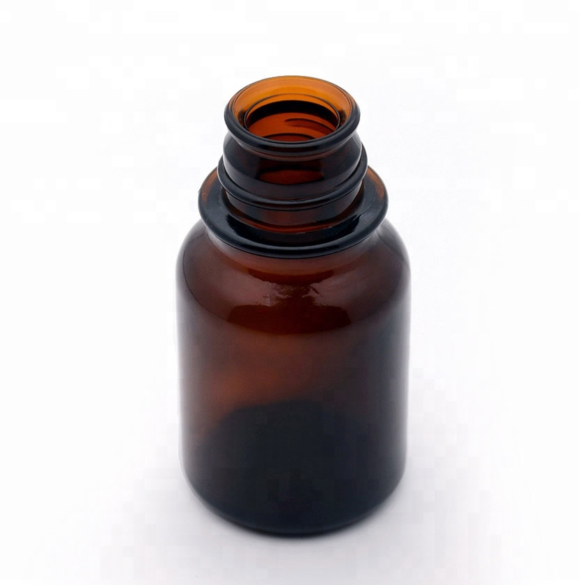 2oz 60ml amber bell mouth glass bottle of flavors