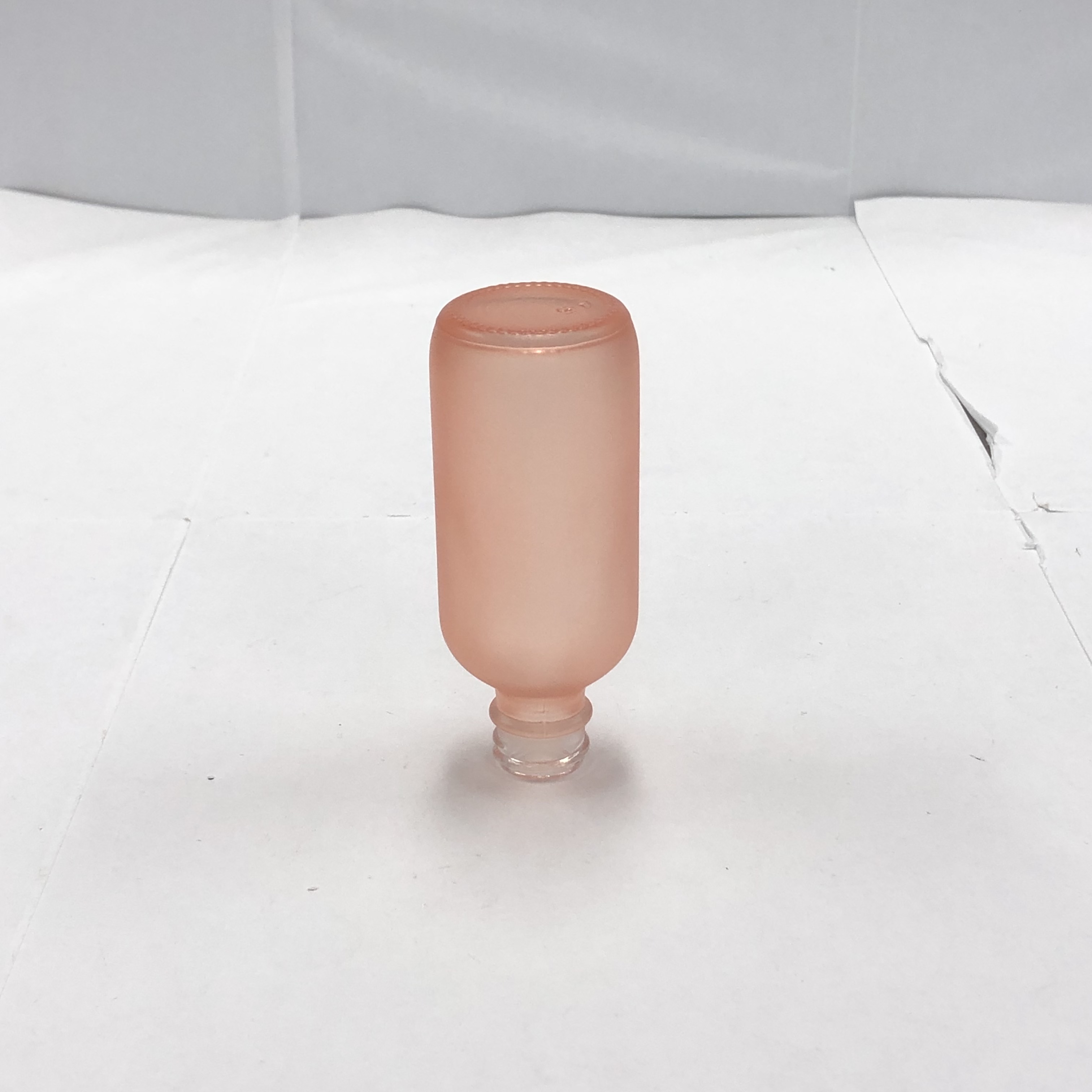 2oz 60ml orange color round boston glass bottle with 20/400 neck finish