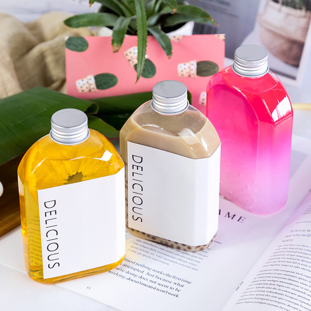 2oz 8oz CLear Plastic Round Bottle for Cold Brew Coffee Bottle