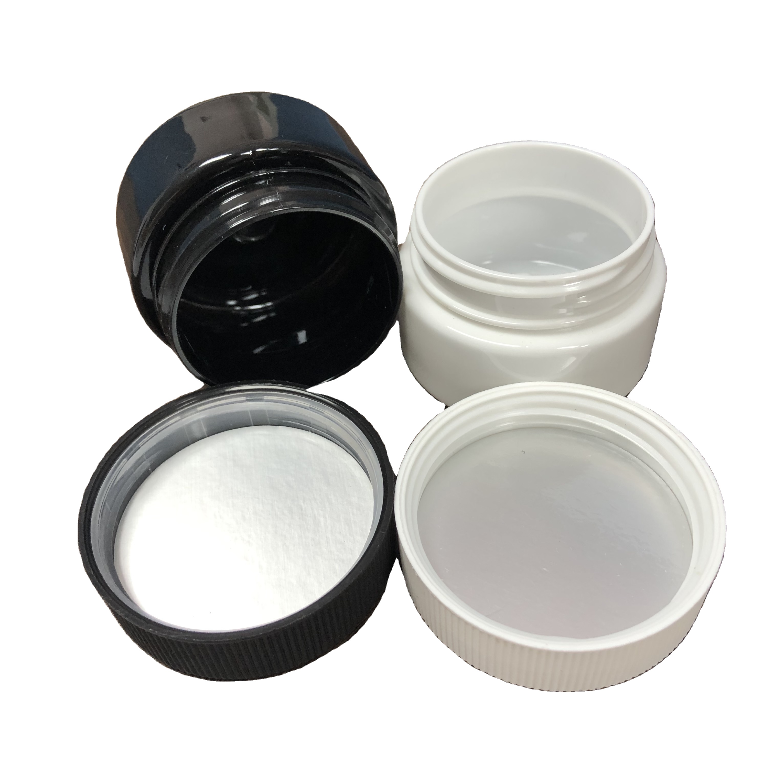 2oz CRC PET Jar Childproof PET jar Plastic Cylinder Medicine Pharma Jar Opaque color with Press Cap Wholesale