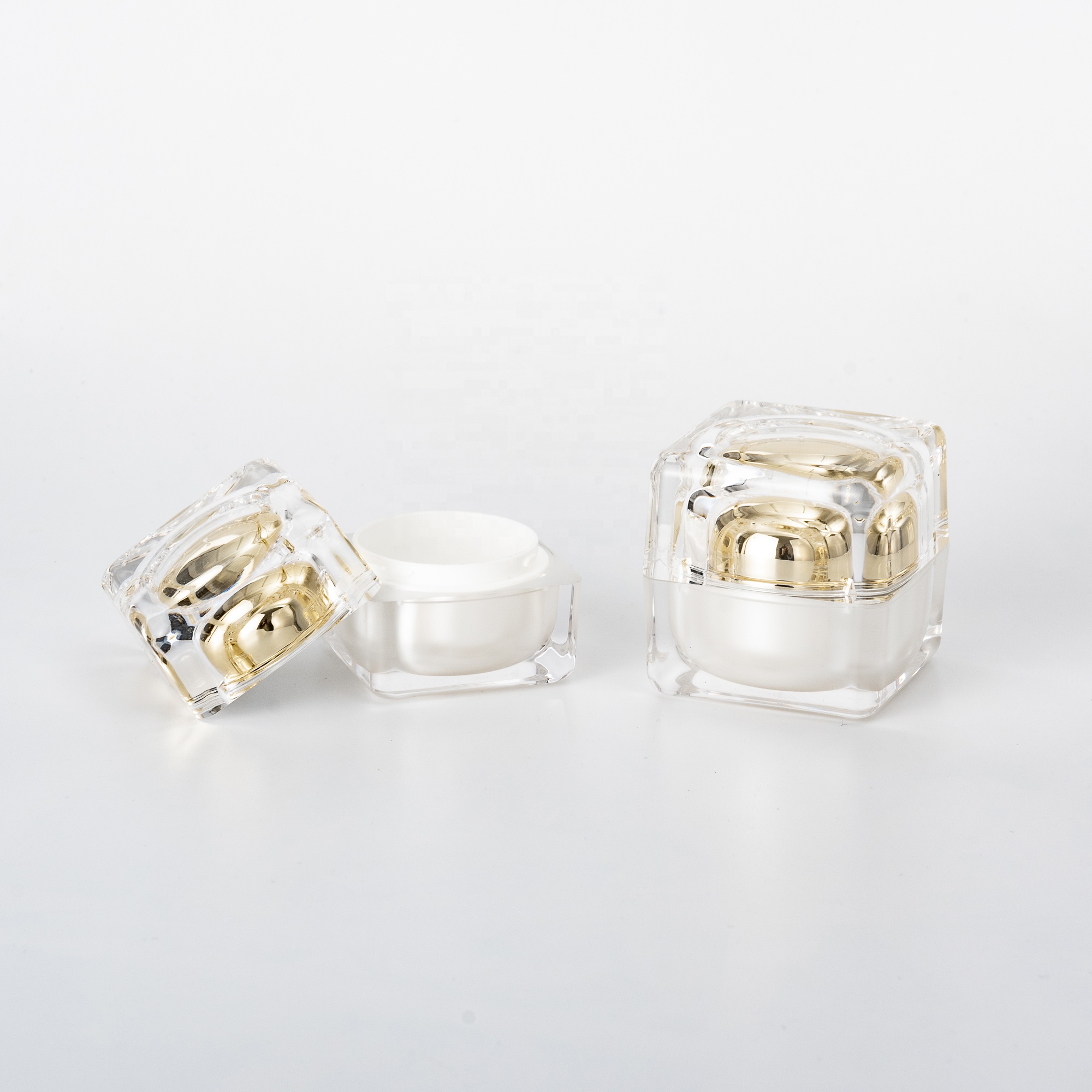 2oz Luxury acrylic jars and bottles for cosmetic