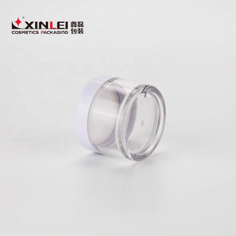 2oz PETG recycled plastic cosmetic scrub lip blam jar for nail dip powder and eyeshadow