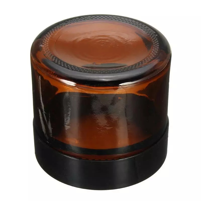 2oz amber glass jar