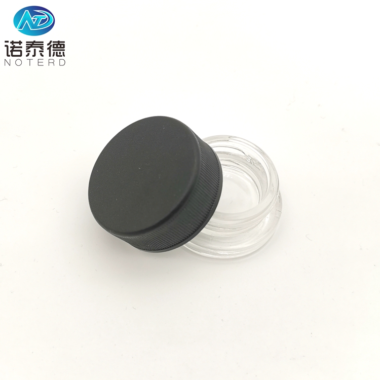 2oz child resistance cap glass container glass jar for CBD oil