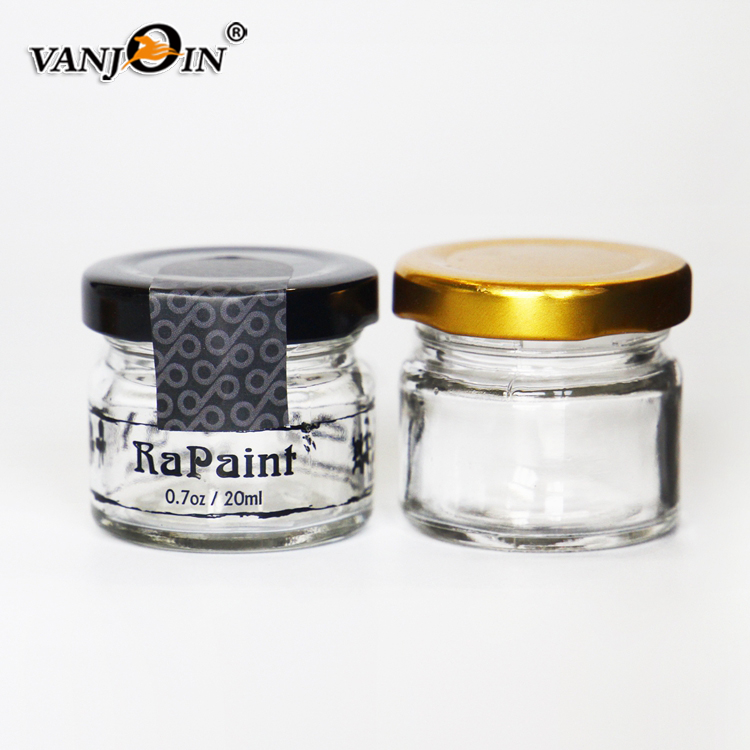 2oz mini Glass Honey With Metal Lids For Honey /Sacue /jelly