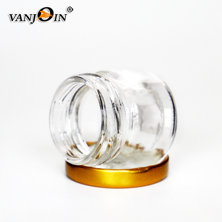 2oz mini Glass Honey With Metal Lids For Honey /Sacue /jelly