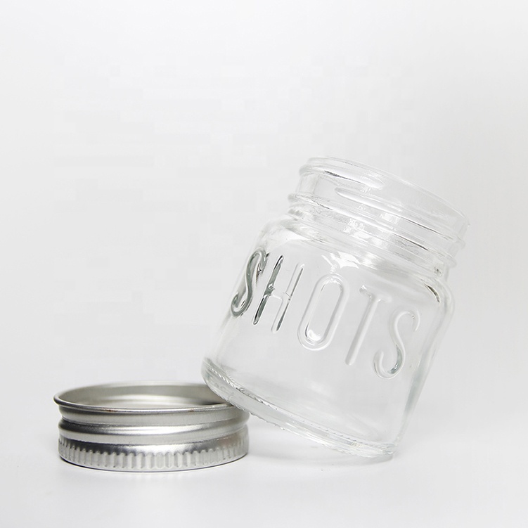 2oz mini mason shot glasses vodka shots unique shape glass juice whisky glasses tequila container
